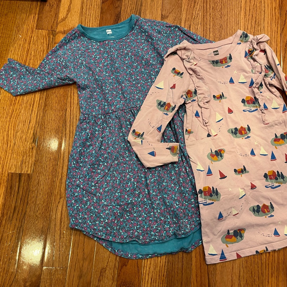 Tea Collection Size 5 Girls Dress Bundle